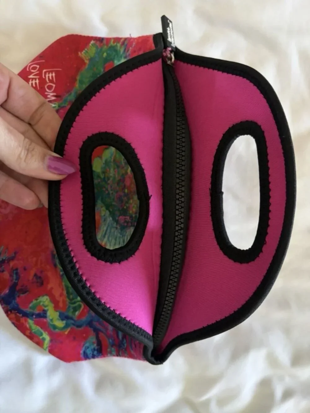 Leoma Lovegrove Neoprene Seahorse Lunch Bag NWOT